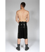 Peter Domenie - Men's Latex Skirt - Black - Size L-Erotiekvoordeel.nl