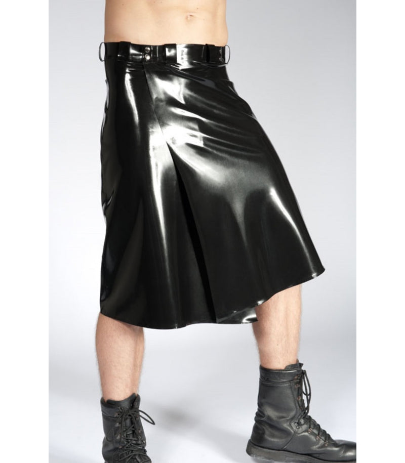 Peter Domenie - Men's Latex Skirt - Black - Size L-Erotiekvoordeel.nl