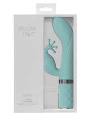 Pillow Talk - Kinky - Rabbit Vibrator - Lichtblauw-Erotiekvoordeel.nl