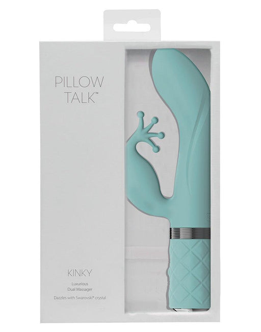 Pillow Talk - Kinky - Vibromasseur Rabbit - Bleu clair - Erotiekvoordeel.nl