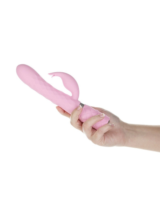 Pillow Talk - Lively - Rabbit Vibrator - Lichtroze-Erotiekvoordeel.nl