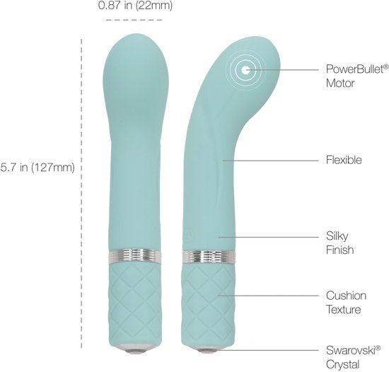 Pillow Talk - Racy - Mini Vibrator - Light Blue-Erotiekvoordeel.nl