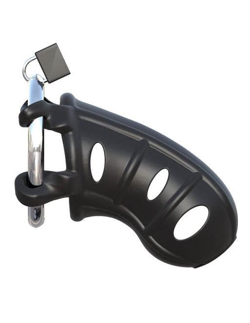 Pipedream - Fantasy C-Ringz - Cage de chasteté en silicone hardcore - Noir-Erotiekvoordeel.nl