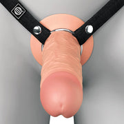 Pipedream - Fantasy X-Tensions - Silikonowy Strap-On Z Otworem - 24 Cm - Jasny Kolor Skóry - Erotiekvoordeel.nl