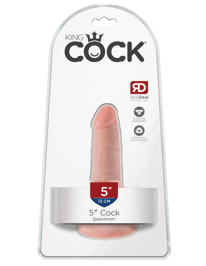 Pipedream - King Cock - Dildo - 12,5 Cm - Jasny Odcień Skóry - Erotiekvoordeel.nl