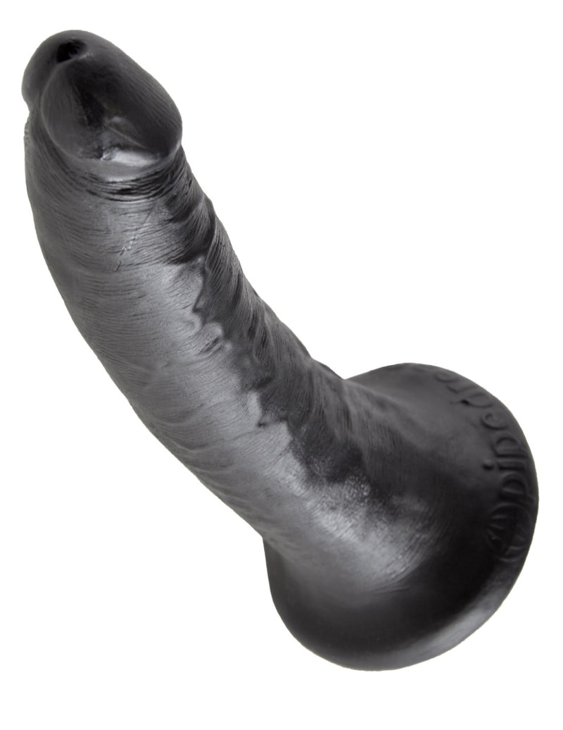 Pipedream - King Cock - Dildo - 18 Cm - Czarne-Erotiekvoordeel.nl
