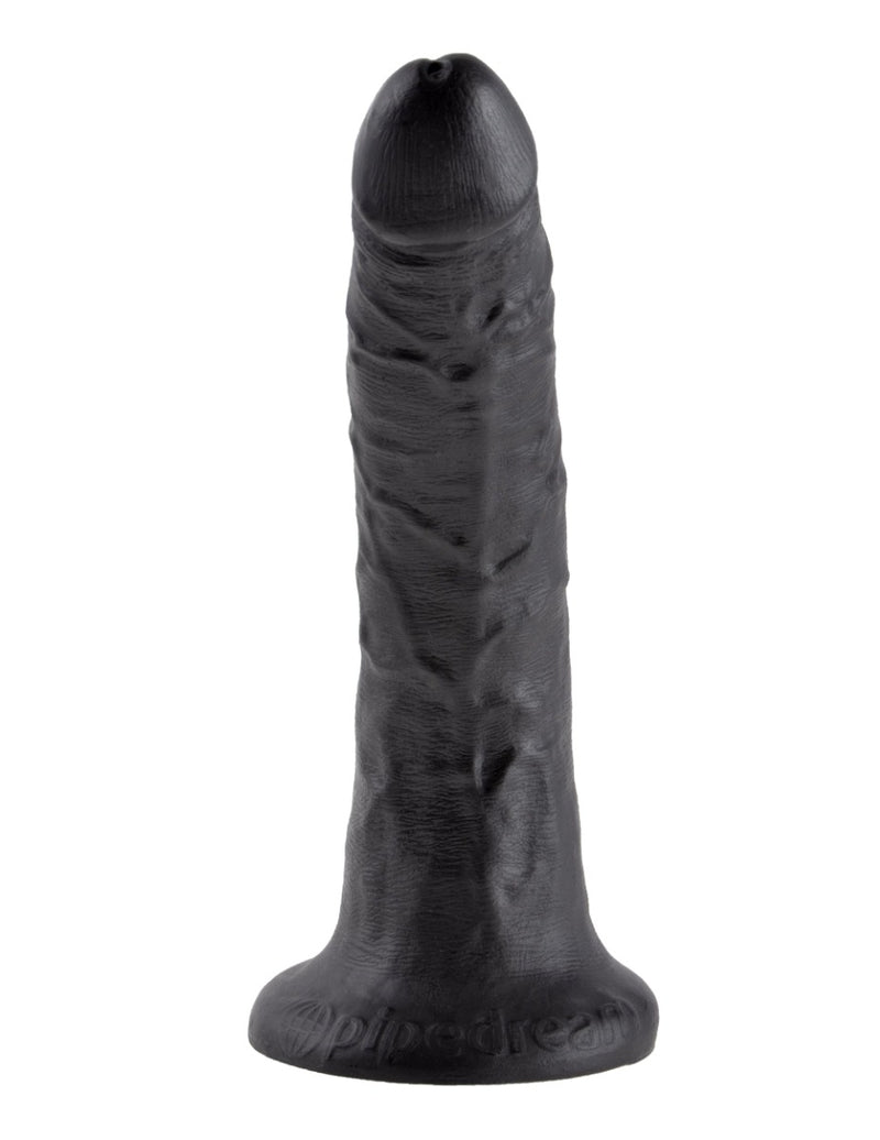 Pipedream - King Cock - Dildo - 18 Cm - Czarny-Erotiekvoordeel.nl