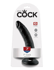 Pipedream - King Cock - Dildo - 18 Cm - Czarne-Erotiekvoordeel.nl