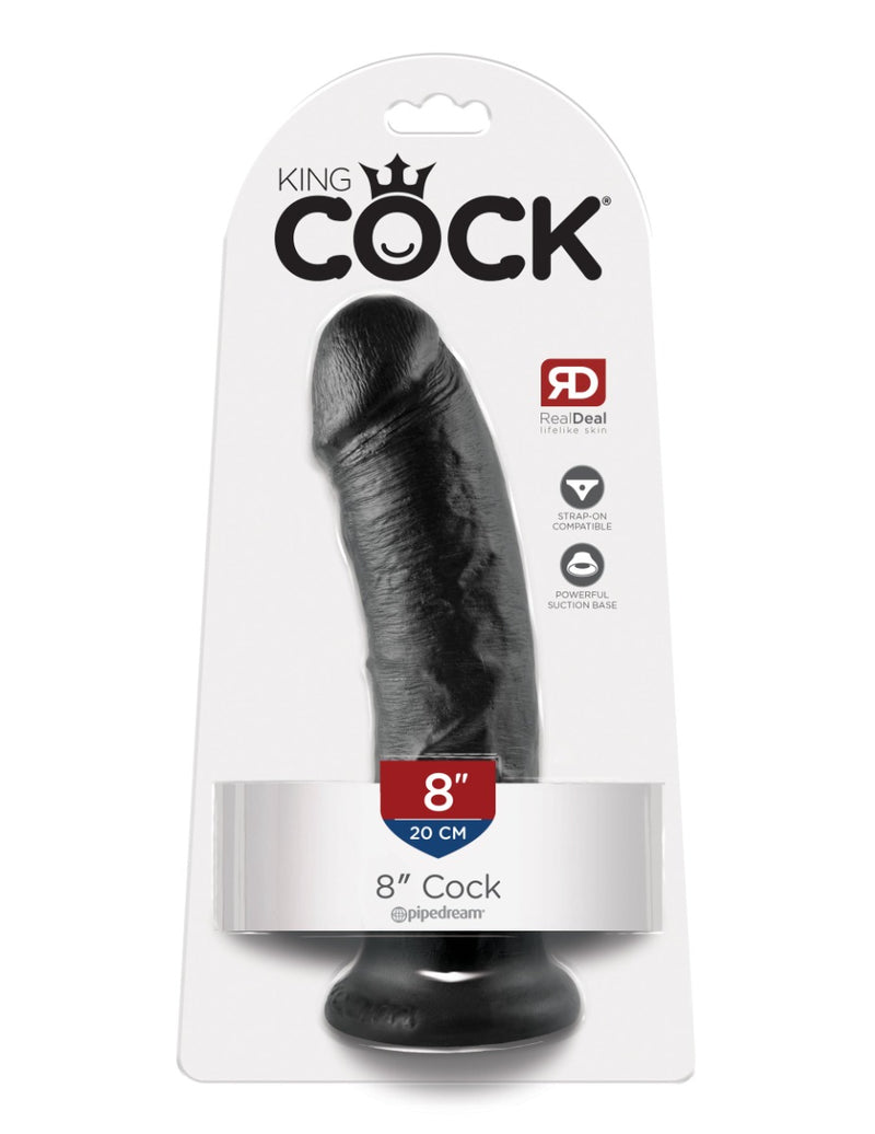 Pipedream - King Cock - Dildo - 20,5 Cm - Czarny-Erotiekvoordeel.nl