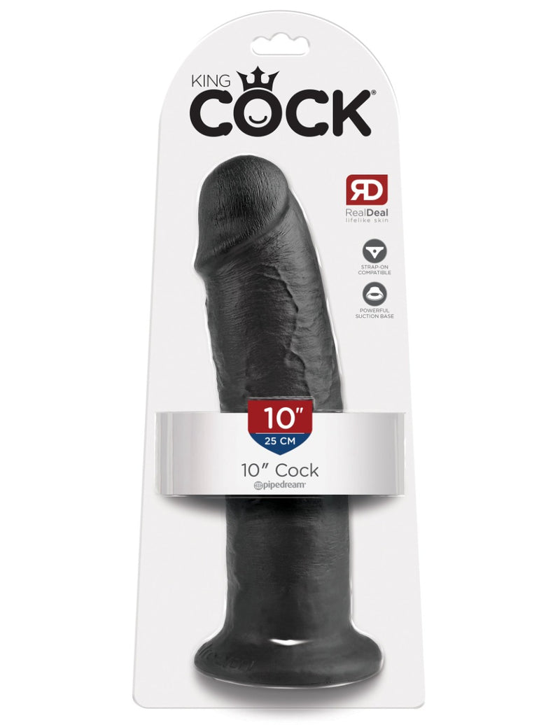 Pipedream - King Cock - Dildo - 25,5 Cm - Czarny-Erotiekvoordeel.nl