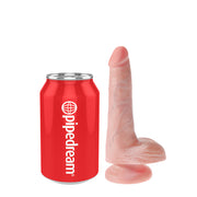 Pipedream - King Cock - Dildo Z Moszną - 15 Cm - Jasny Kolor Skóry-Erotiekvoordeel.nl