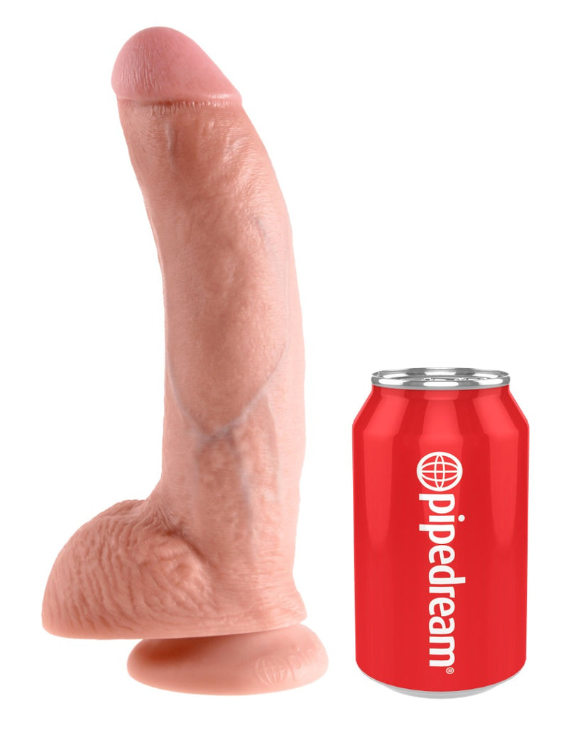 Pipedream - King Cock - Dildo Z Moszną - 23 Cm - Jasny Kolor Skóry - Erotiekvoordeel.nl