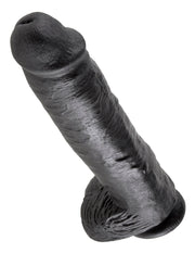 Pipedream - King Cock - Dildo Z Moszną - 28 Cm - Czarne-Erotiekvoordeel.nl