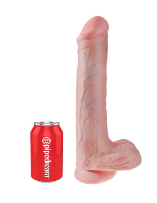 Pipedream - King Cock - Gode avec scrotum - 33 cm - Teint clair - Erotiekvoordeel.nl
