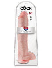 Pipedream - King Cock - Dildo Z Moszną - 38 Cm - Jasny Odcień Skóry - Erotiekvoordeel.nl