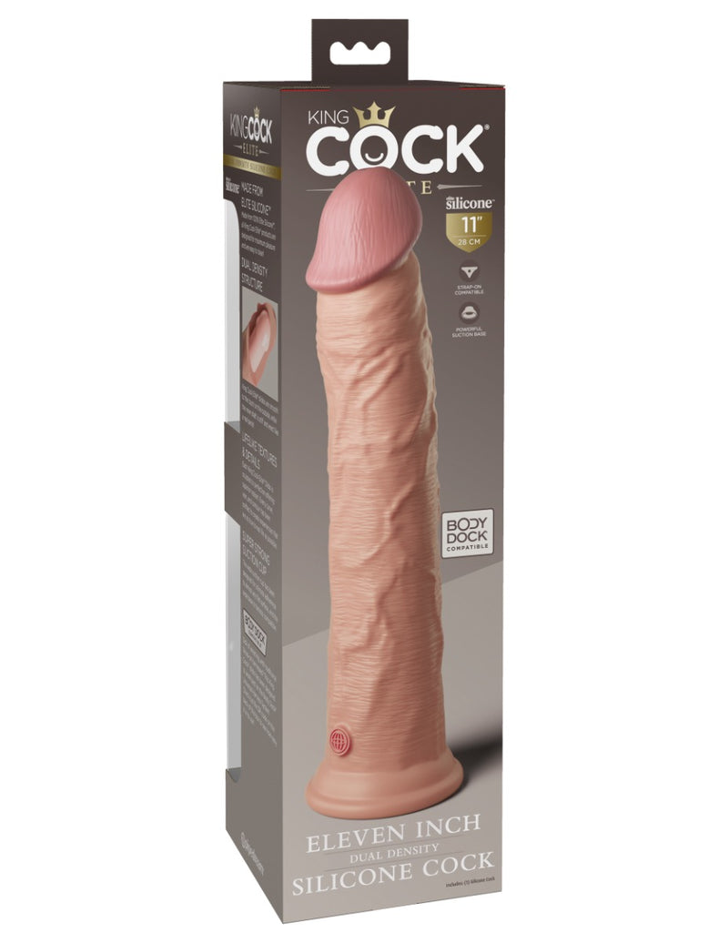 Pipedream - King Cock - Gode double densité - 28 cm - Teint clair - Erotiekvoordeel.nl