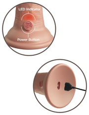 Pipedream - King Cock - Dildo vibrante a doppia densità - 15 cm - Erotiekvoordeel.nl