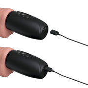 Pipedream - King Cock - Stotende Vibrerende en Verwarmende Dildo met Scrotum - 16,5 cm - Lichte Huidskleur-Erotiekvoordeel.nl