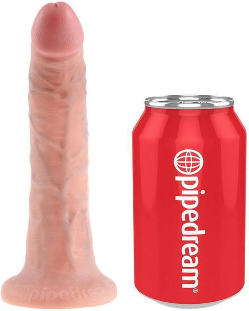 Pipedream - King Cock - Uprząż Strap-on Z Dildem - 18 Cm - Jasny Kolor Skóry - Erotiekvoordeel.nl