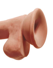 Pipedream - King Cock - Gode épais à triple densité avec scrotum - 24 cm - Erotiekvoordeel.nl