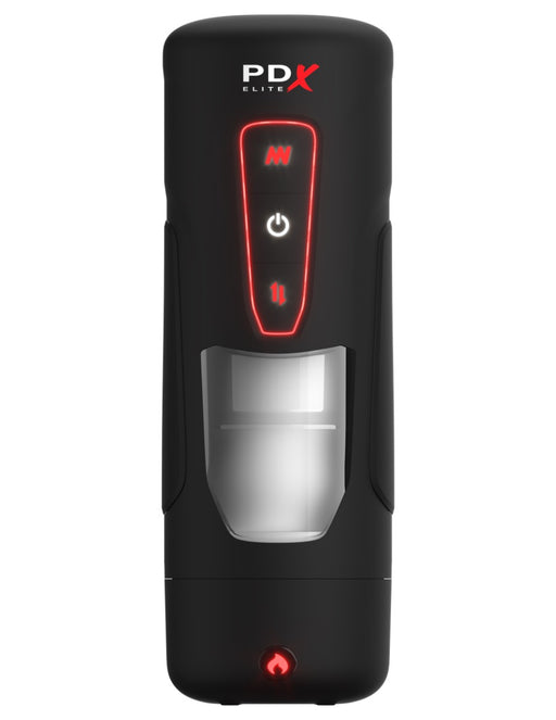 Pipedream - PDX Elite Milk Me Hotter - Heated Masturbator - Black-Erotiekvoordeel.nl