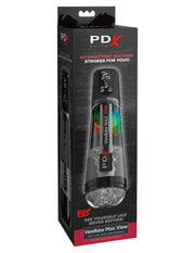 Pipedream - PDX Elite ViewTube MAX View - Przezroczysty/Czarny - Erotiekvoordeel.nl