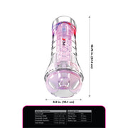 Pipedream - PDX Elite Viewtube Plus See-Thru EZ-Grip Stroker Masturbator- Erotiekvoordeel.nl