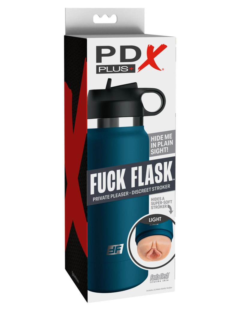 Pipedream - PDX Plus Fuck Flask Private Pleaser Discreet Stroker - Jasny Odcień Skóry - Erotiekvoordeel.nl