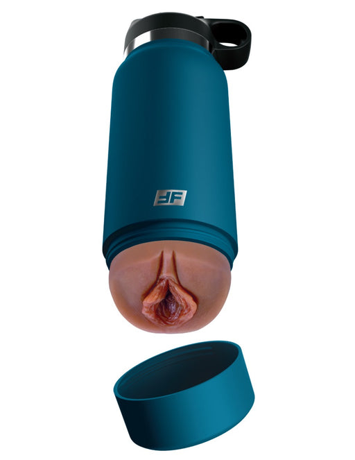 Pipedream - PDX Plus Fuck Flask Private Pleaser Discreet Stroker - Masturbator W Kształcie Butelki Z Wodą - Brązowy - Erotiekvoordeel.nl