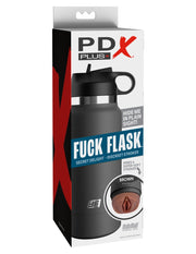 Pipedream - PDX Plus Fuck Flask Secret Delight Discreet Stroker - Masturbateur vaginal en forme de bouteille d'eau - Marron - Erotiekvoordeel.nl