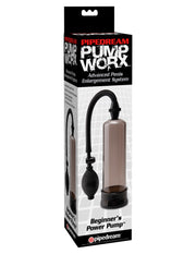 Pipedream - Pump Worx Beginner's Power Pump - Fumée/Noir-Erotiekvoordeel.nl