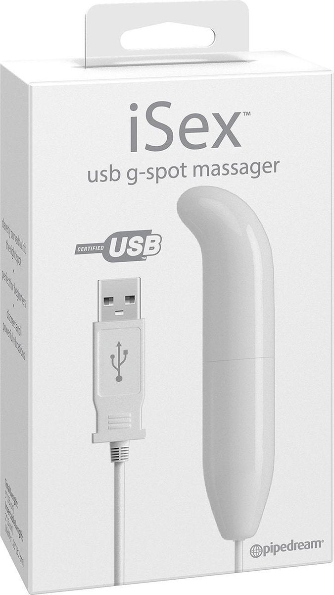 Pipedream - Vibromasseur - Vibromasseur point G - iSex USB G-spot Massager-Erotiekvoordeel.nl