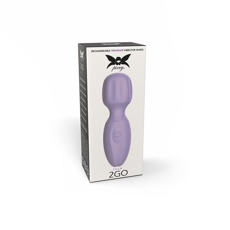 Pixey 2GO - Mini vibromasseur à tige - Lila-Erotiekvoordeel.nl