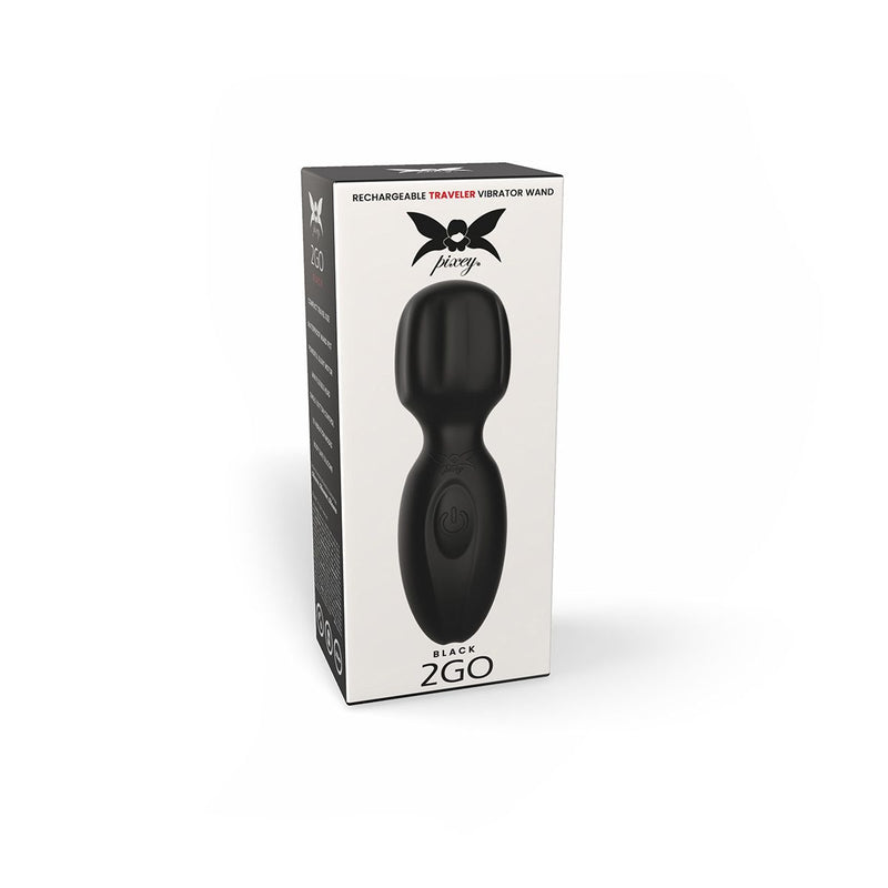 Pixey 2GO - Mini vibromasseur à main - Noir - Erotiekvoordeel.nl