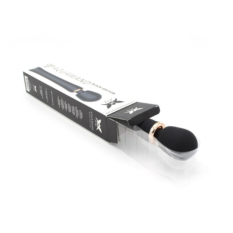 Pixey - Aqua Wand Vibrator - The Black Edition - black-Erotiekvoordeel.nl