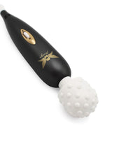 Pixey - Exceed V2 - Wand Vibrator met Beweegbare Kop - Zwart-Erotiekvoordeel.nl