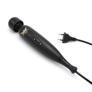 Pixey Turbo - Wand Vibrator - Massager - Black Edition - Met Twee Opzetstukken-Erotiekvoordeel.nl