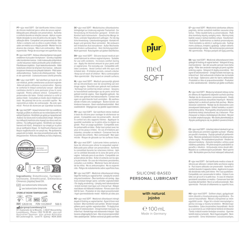 Pjur - Med Soft - Silicone-Based Lubricant - 100 ml - Erotiekvoordeel.nl