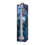 Power Monsters - Basilisk - Taps Toelopende Fantasie Dildo - Grijs-Erotiekvoordeel.nl