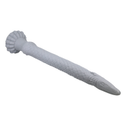 Power Monsters - Basilisk - Taps Toelopende Fantasie Dildo - Grijs-Erotiekvoordeel.nl
