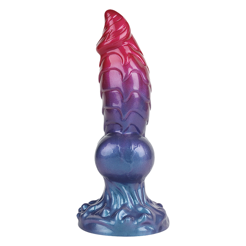Power Monsters - Eldritch Sentinel - Monster Dildo - 24 Cm - Czerwony/Niebieski/Fioletowy-Erotiekvoordeel.nl