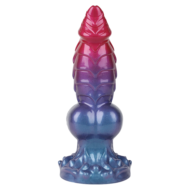 Power Monsters - Eldritch Sentinel - Monster Dildo - 24 Cm - Czerwony/Niebieski/Fioletowy-Erotiekvoordeel.nl
