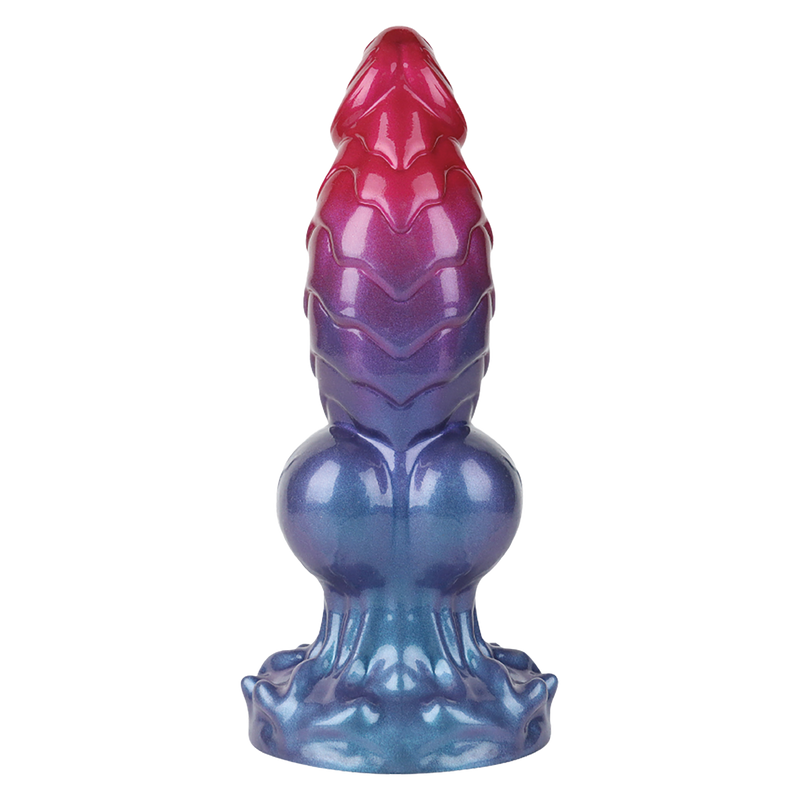 Power Monsters - Eldritch Sentinel - Monster Dildo - 24 Cm - Czerwony/Niebieski/Fioletowy-Erotiekvoordeel.nl