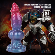 Power Monsters - Eldritch Sentinel - Monster Dildo - 24 Cm - Czerwony/Niebieski/Fioletowy - Erotiekvoordeel.nl