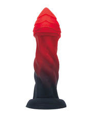 Power Monsters - Infernal Goliath - Monster-Dildo - 25 cm - Schwarz/Rot - Erotiekvoordeel.nl