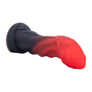 Power Monsters - Infernal Goliath - Monster-Dildo - 25 cm - Schwarz/Rot - Erotiekvoordeel.nl