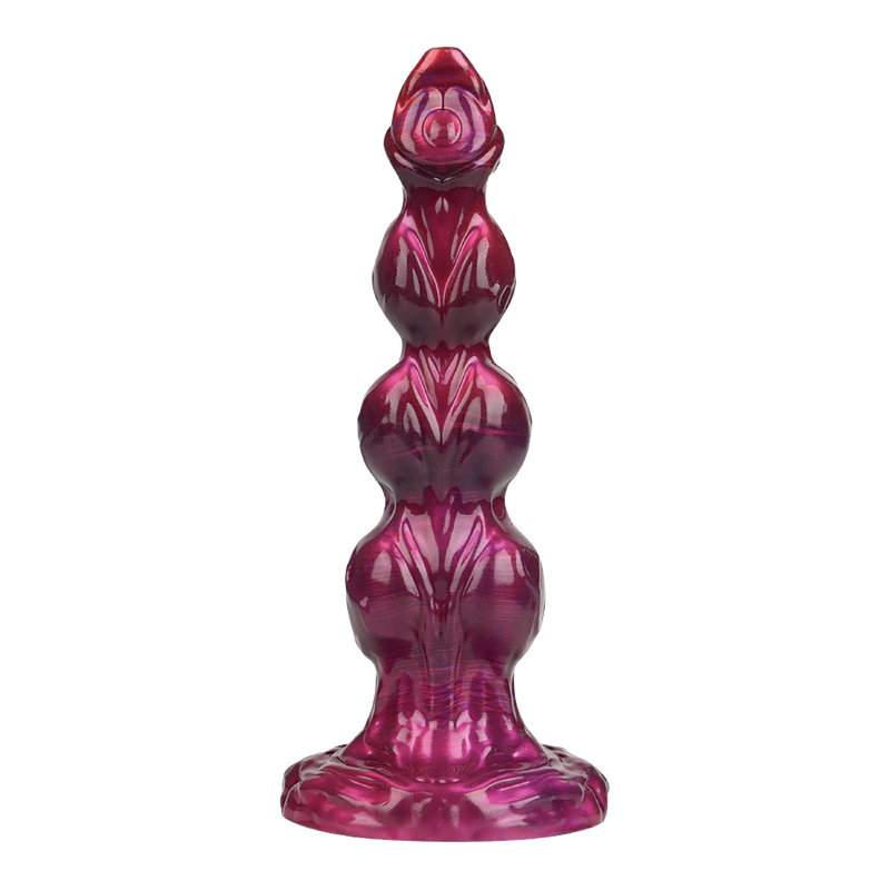 Power Monsters - Primal Beastlord - Dildo mostruoso - 26 cm - Rosso/Rosa-Erotiekvoordeel.nl