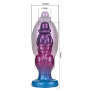 Power Monsters - Rift Titan - Nadmuchiwany Dildo Monster - 24 Cm - Fioletowy/Niebieski-Erotiekvoordeel.nl