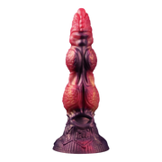 Power Monsters - Savage BeastLord - Monster Dildo - 24 cm - Orange/Red/Gold-Erotiekvoordeel.nl