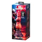 Power Monsters - Savage BeastLord - Monster Dildo - 24 cm - Orange/Red/Gold-Erotiekvoordeel.nl